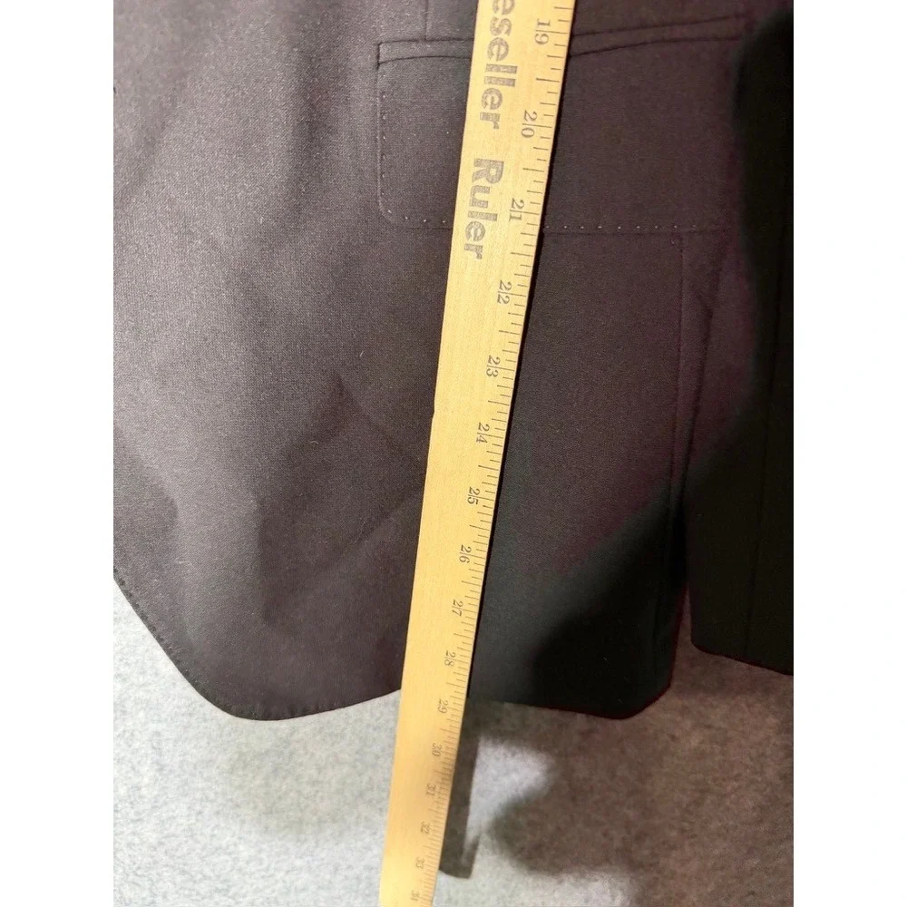 Banana Republic Mens 38 Short Tailored Fit Black 2 Button Blazer 616371-00